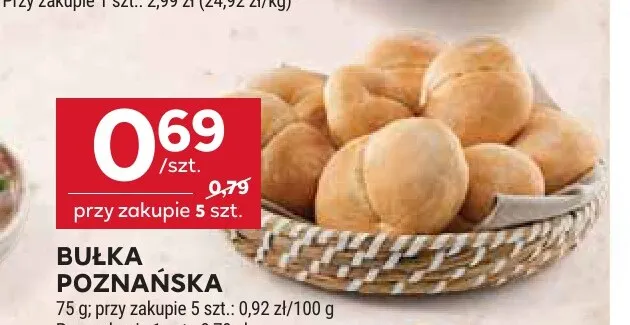 Bułka poznańska promocja w Stokrotka