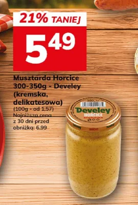 Musztarda Horcice delikatesowa Develey promocja w Hitpol