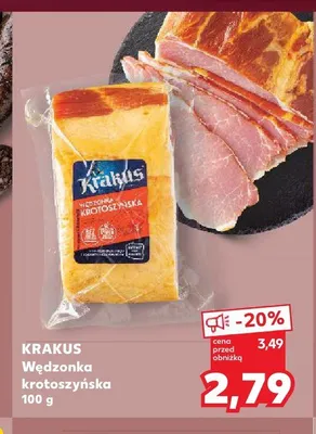 Wędzonka krotoszyńska Krakus promocja w Kaufland