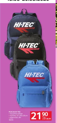 Plecak Hi-Tec promocja w Selgros