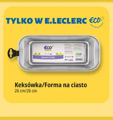 Forma na ciasto 26 cm Eco+ promocja w Leclerc