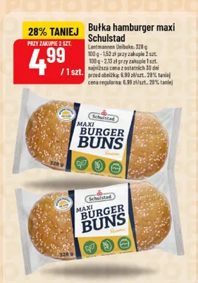 Bułka hamburger maxi promocja w POLOmarket