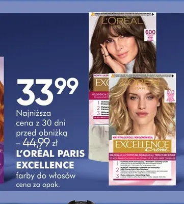 Farba do włosów L'Oréal Paris Excellence 8,13 promocja w Super-Pharm