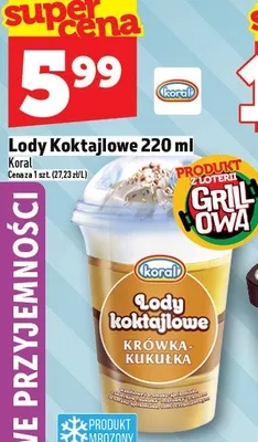 Lody koktajlowe promocja w TOPAZ