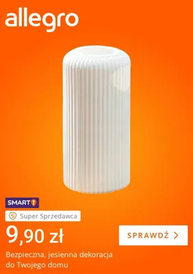 Bezpieczna jesienna dekoracja do domu promocja w Allegro