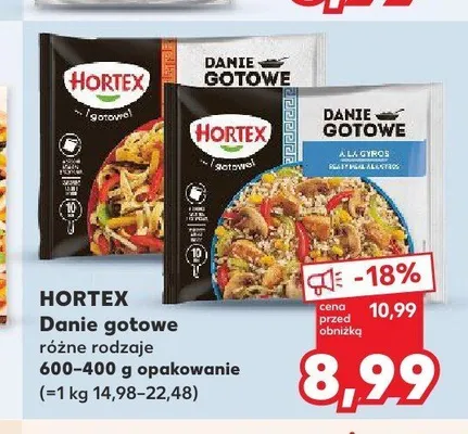 Danie gotowe Hortex promocja w Kaufland