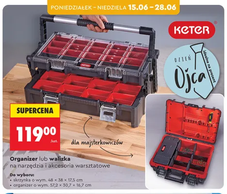 Skrzynka na narzędzia Keter promocja w Biedronka