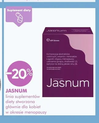 Linia suplementów diety Jasnum promocja w Super-Pharm