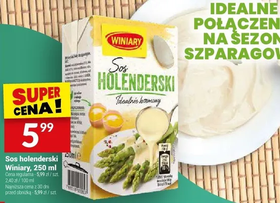 Sos holenderski Winiary promocja w Twój Market