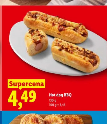 Hot dog BBQ promocja w Lidl