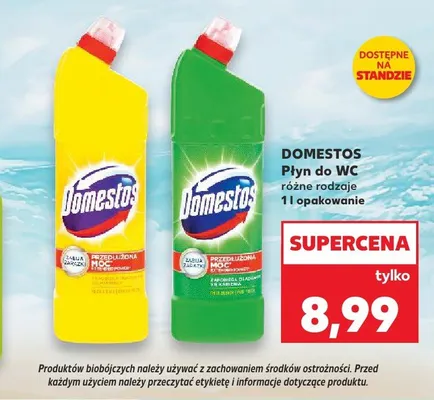Płyn do WC Domestos Citrus promocja w Kaufland