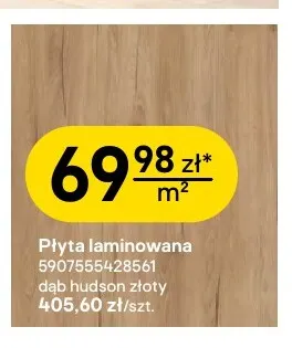 Płyta laminowana dąb hudson złoty Kronospan promocja w Castorama