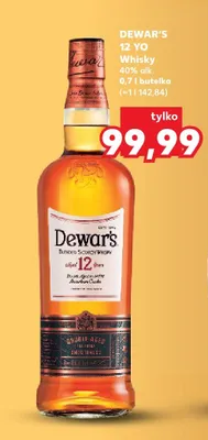 Whisky Dewar's 12 YO promocja w Kaufland
