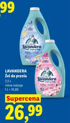 Żel do prania Lavandera Flores de Cerezo promocja w Lidl