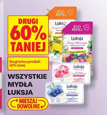Mydło w płynie Luksja Juicy Mango promocja w Biedronka