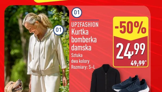 Kurtka bomberka damska Up2Fashion promocja w Aldi