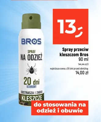 Spray przeciw kleszczom Bros promocja w Dealz