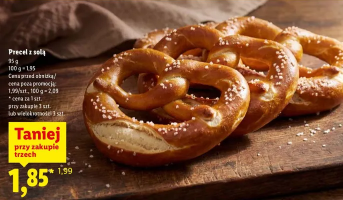 Precel z solą promocja w Lidl