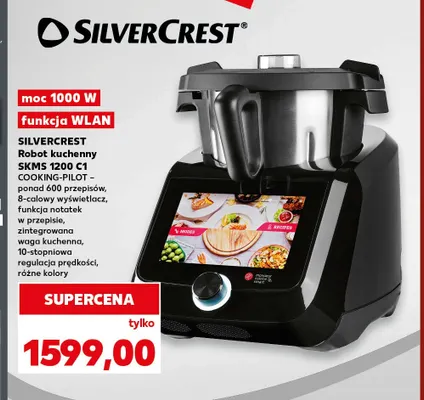 Robot kuchenny Skms 1200 C1 Cooking-Pilot Silvercrest promocja w Kaufland