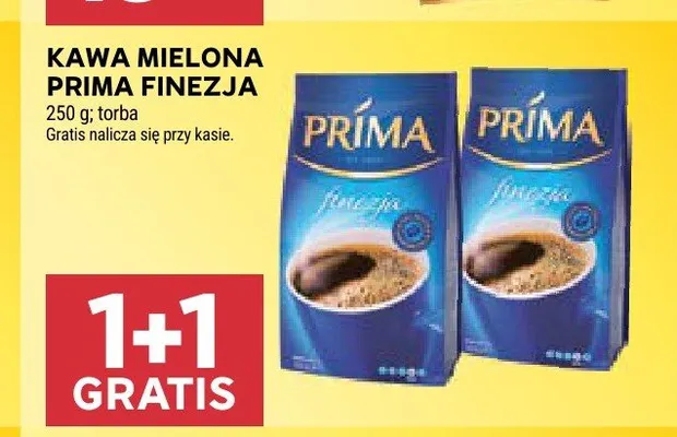 Kawa mielona Prima Finezja promocja w Stokrotka