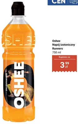 Napój izotoniczny Oshee Runners promocja w Biedronka