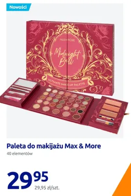 Paleta do makijażu Max & More 40 elementów promocja w Action