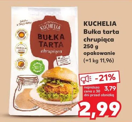 Bułka tarta chrupiąca promocja w Kaufland