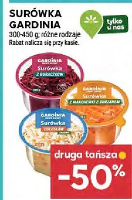 Surówka Gardinia różne rodzaje promocja w Stokrotka