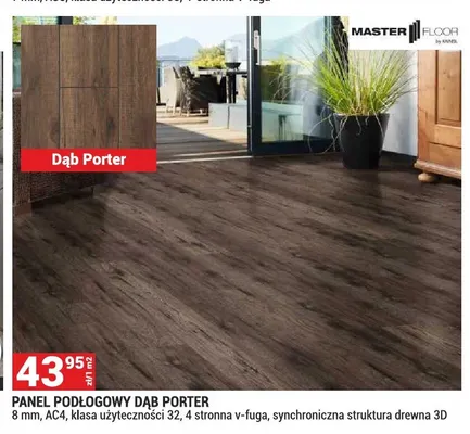 Panele podłogowe Master Floor Dąb Porter promocja w Merkury Market
