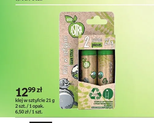 Klej w sztyfcie Astra 2-pak 21 g promocja w Empik