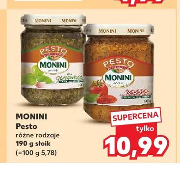 Pesto Rosso Monini promocja w Kaufland
