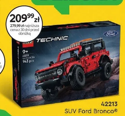 Klocki LEGO Technic 42213 SUV Ford Bronco promocja w Empik