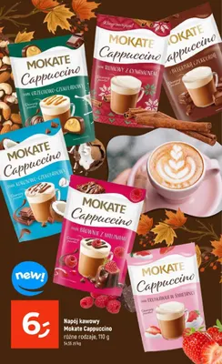 Kawa rozpuszczalna Napój kawowy Mokate Cappuccino smak kokosowo-czekoladowy promocja w Dealz