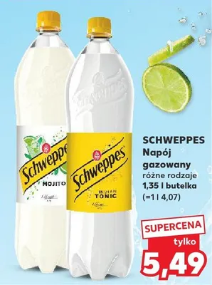 Napój gazowany Schweppes promocja w Kaufland