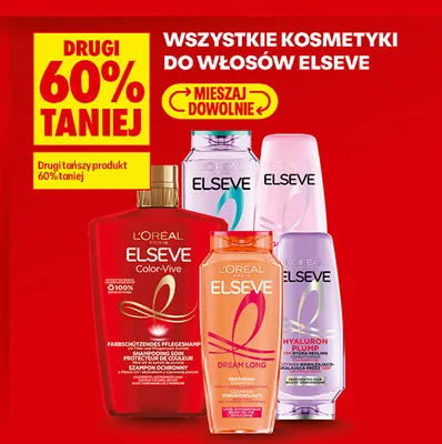 Kosmetyki do włosów Elseve promocja w Biedronka