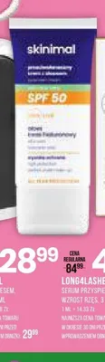 Krem z aloesem Skinimal SPF 50 promocja w Drogerie Natura