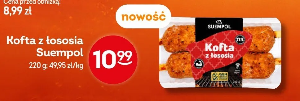 Kofta z łososia Suempol promocja w Żabka