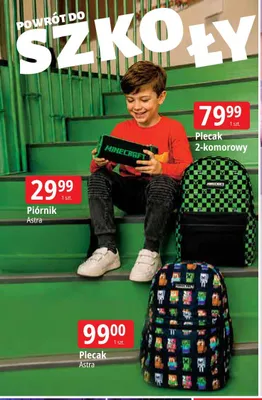Plecak 2-komorowy promocja w Leclerc