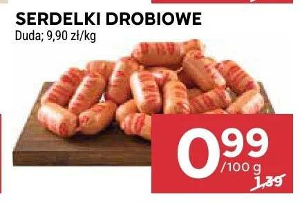 Serdelki drobiowe promocja w Stokrotka