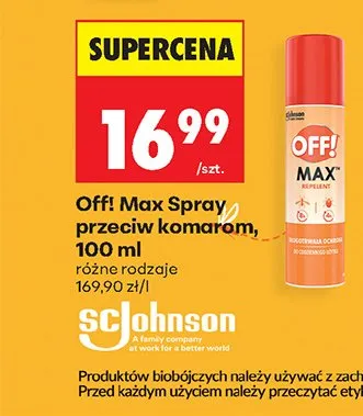 Spray przeciw komarom promocja w Biedronka