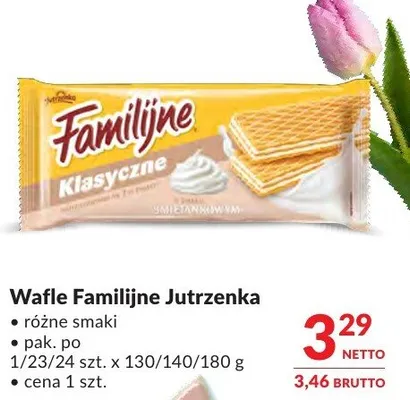 Wafle Familijne Jutrzenka promocja w Makro