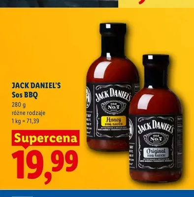 Sos BBQ Original Jack Daniel's promocja w Lidl