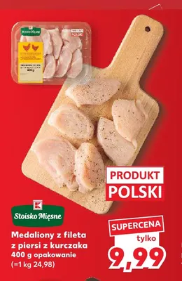 Medaliony z fileta z piersi z kurczaka Stoisko Mięsne promocja w Kaufland