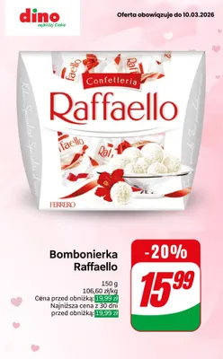 Bombonierka Rafaello 150 g promocja w Dino