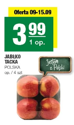 Jabłka tacka polska promocja w SPAR