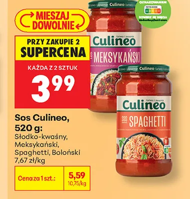 Sos meksykański Culineo promocja w Biedronka