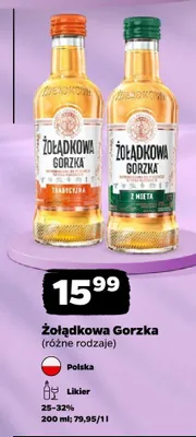 Likier Żołądkowa Gorzka z Miętą promocja w Netto