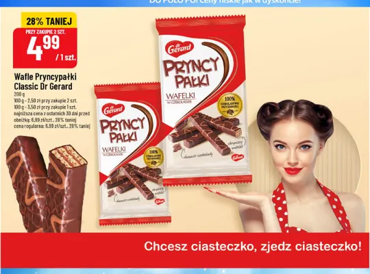 Wafle Pryncypałki Classic Dr Gerard promocja w POLOmarket