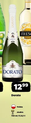 Wino musujące Dorato słodkie promocja w Netto