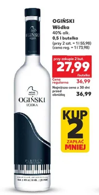 Wódka 40% alk. 0,5l promocja w Kaufland